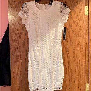 White lace dress
